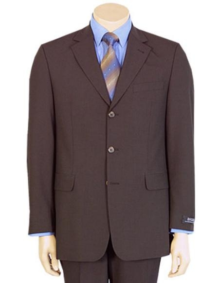 brown wool suit