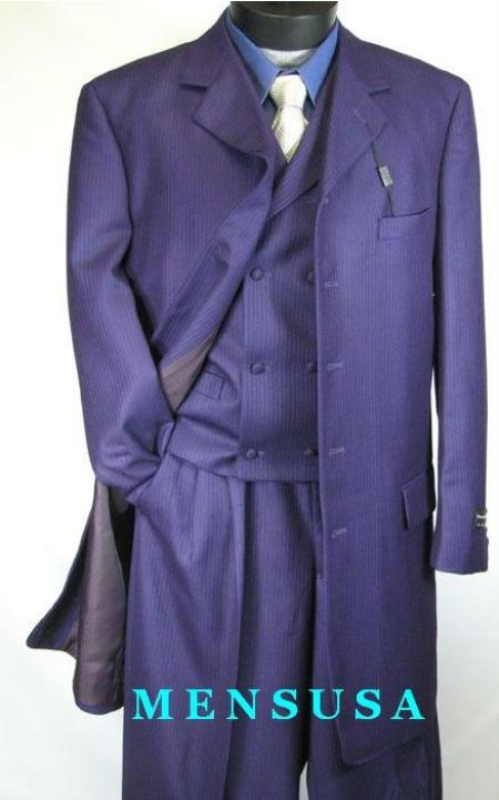 Purple Pinstripe Tuxedo