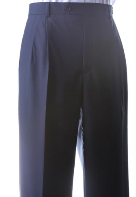 Mensusa Products Men's Supers Extra Fine Dress Pants Navy