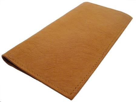 Mensusa Products Ostrich Checkbook Cognac, Smooth Ostrich Leather 94