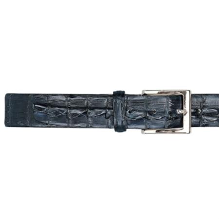 Mensusa Products Navy Genuine Hornback Belt
