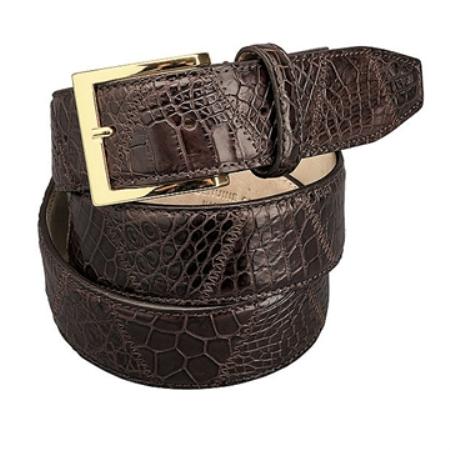 Mensusa Products Chocolate Patchwork Alligator