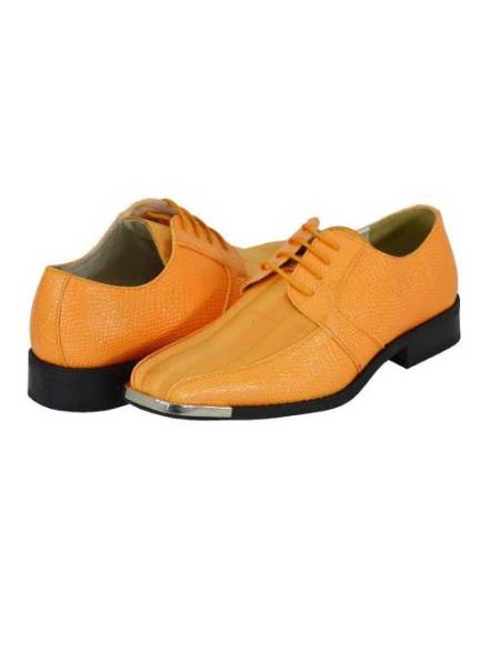 Mensusa Products Peach Mens Dress Shoes