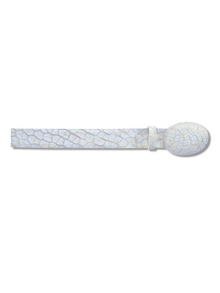 Mensusa Products Los Altos White Gold Genuine Menudo Belt