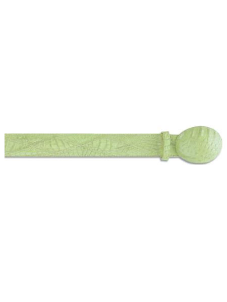 Mensusa Products Los Altos Lime Green AllOver Genuine Crocodile Belt