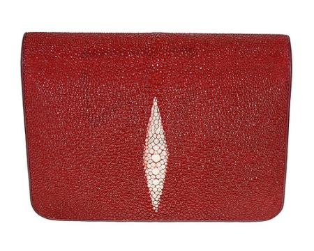 Mensusa Products Los Altos Ladies Stingray Handbag Red