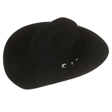 Mensusa Products Elite Black Felt Cowboy Hats 699