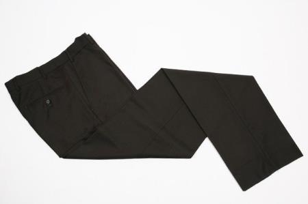 Mensusa Products Mens FlatFront Dress Pants Black
