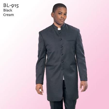 Mensusa Products Six Button Boys Suit Available Colors: Cream, Black