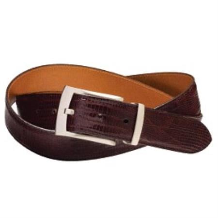 Mensusa Products Teju Lizard Belt Available in Brown, Black, Navy Colors