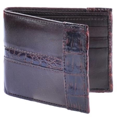 Mensusa Products Cartera Piel con CaimanMens Wallet Cafe