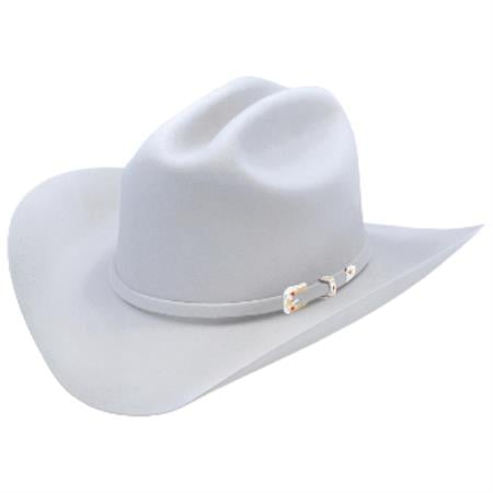 Mensusa Products Los Altos HatsJoan Style Felt Cowboy Hat Gray