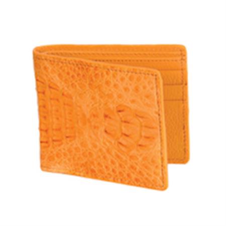 Mensusa Products Wild West Boots Wallet Buttercup Genuine Exotic Caiman