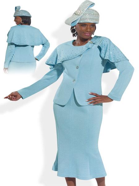 light blue church dress