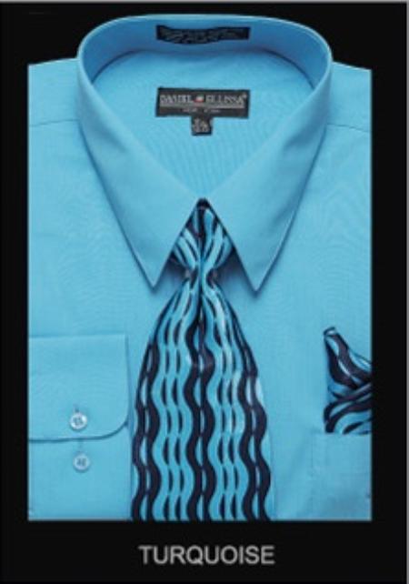 turquoise dress shirts