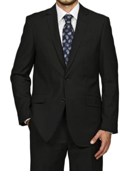 Mensusa Products Men's Slim Fit Black 2button cheap discounted Suit