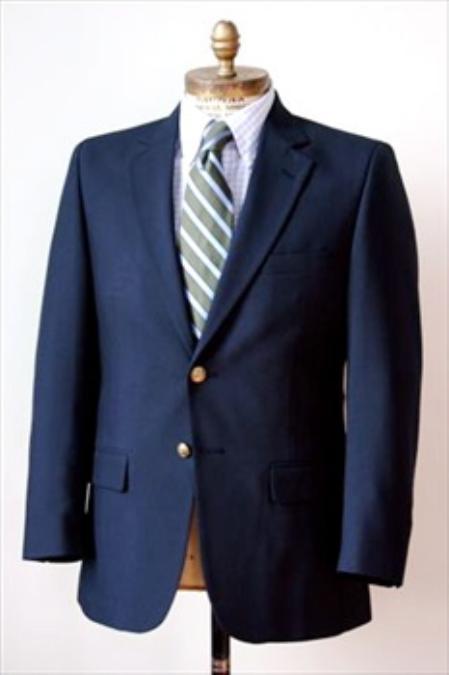 Mensusa Products 2 Button Big and Tall Size blazer 56 toWool Suit Navy