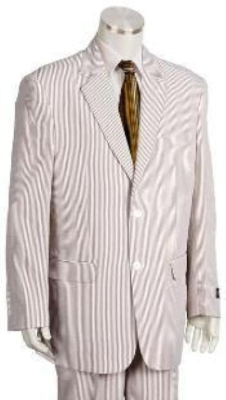 Mensusa Products Fashion 3 Piece Seersucker Suit Available in Mens and Boys Size