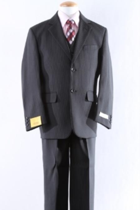 Mensusa Products Two Button 5 Pcs Boy Dress Suit Set Size From Baby to Teen