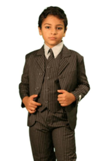 Mensusa Products Boy's 3 Piece Fashion Designer Suit