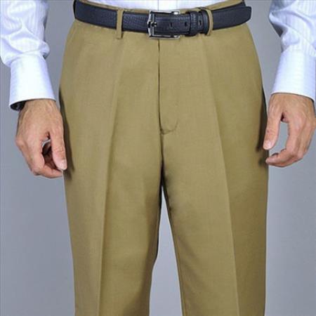 Mensusa Products Men's Light Grey Single Pleat Pants