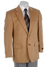 SKU# WUW194 2 Button 369-4 Camel/Bronz Sport Coat 100% Camel Hair (Cashmere Touch) Center V