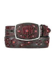 Original Black,Cherry Lizard Teju Skin Fashion Western Belt