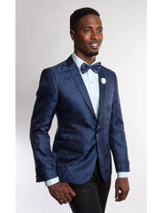 Men's Fashion Stage Blazer ~ Sport coat Blue