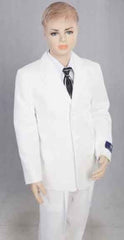 Boy's 2 Piece Kids Sizes White Three Button With Suit Prefect for toddler Suit wedding attire outfits