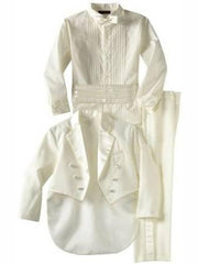 Baby Boys Off White Kids Sizes Tuxedo Suit Perfect For Toddler Suit Wedding Attire Outfits