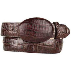 Original Brown Caiman Belly Skin Western Style Belt