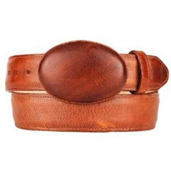 Men'S Honey Original Leather Western Style Belt