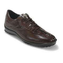 Los Altos Brown Caiman Tail Casual Shoes