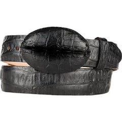 Original Caiman Hornback Skin Black Western Style Belt