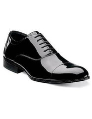 Men'S Cap Toe Laceup Patent Uppers Black Formal Shiny Tuxedo Dress Men'S Tuxedo Dress Shoe For Men Perfect For Wedding - Men'S Shiny Shoe Tuxedo Shoes