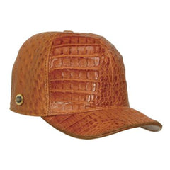 Baseball Cognac Genuine Hornback Cap