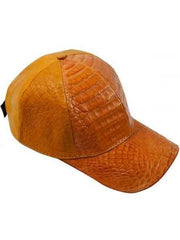 Ostrich Alligator Exotic Skin Baseball Cap