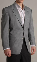 Single Breasted Grey-ish Blue Two buttoned  Sports Jacket Cheap Priced Blazer Jacket For Men Online