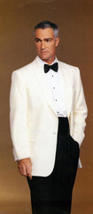 Shawl Lapel Super 100s Ivory Dinner Jacket