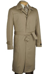 Men'S Dress Coat Khaki Long Style Long Style