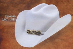 Los Altos Men's Duranguense Style Gray Color Wool Cowboy Hat