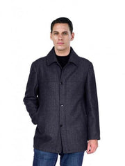 Mens Topcoat Mens Dress Coat Designer Men'S Wool Men'S Peacoat Sale Outerwear Black