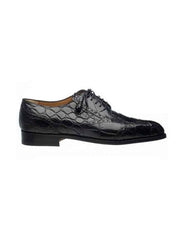 Ferrini Black Men's Wing Tip Italian Lace Up Style World Best Alligator ~ Gator Skin Belly