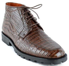 Botin para Hombre Caiman Panza Suela Tractor Cafe Ankle Dress Style For Man