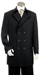 Men'S High Fashion Black Zoot Suit