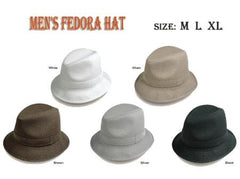 Mens Dress Hat New Mens Fedora Trilby Hat