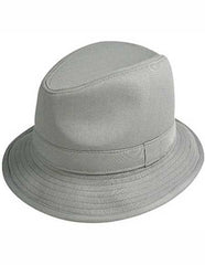 Mens Dress Hat Mens Grey Soft Felt Designer Felt Bucket Hat