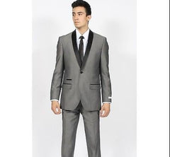 Grey Sportcoat Dinner Jacket Fashion Tuxedo For Men