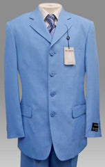 Men's 3 Button Style Jacket Plus Pants Dress Suit