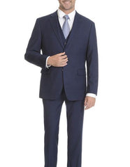 Brand: Caravelli Collezione Suit - Caravelli Suit - Caravelli Italy Caravelli Men'S Midnight Blue Vested 2 Button Slim Fit Suit